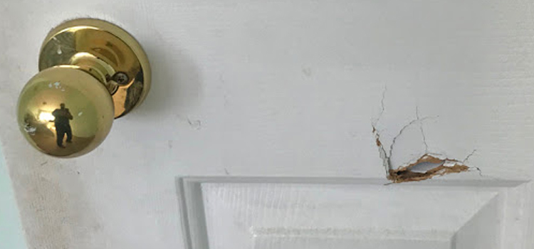 interior door hole repair Shafter