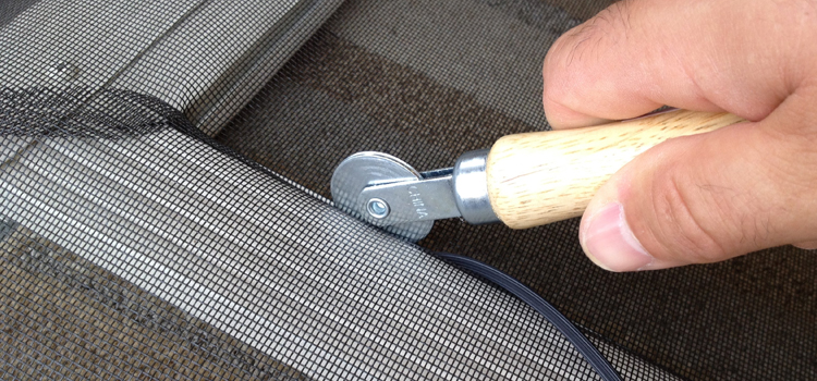 metal screen door repair in Shafter